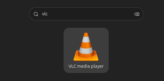 VLC Media Player is installed on Ubuntu